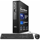 Dell Pro Micro Business Desktop Computer Intel Core ultra5 235T | 16GB DDR5 RAM, 512GB SSD, up to 5GHz, WiFi 6E, Bluetooth, Windows 11 Pro, HDMI, DisplayPort, Wired KB&amp;Mouse