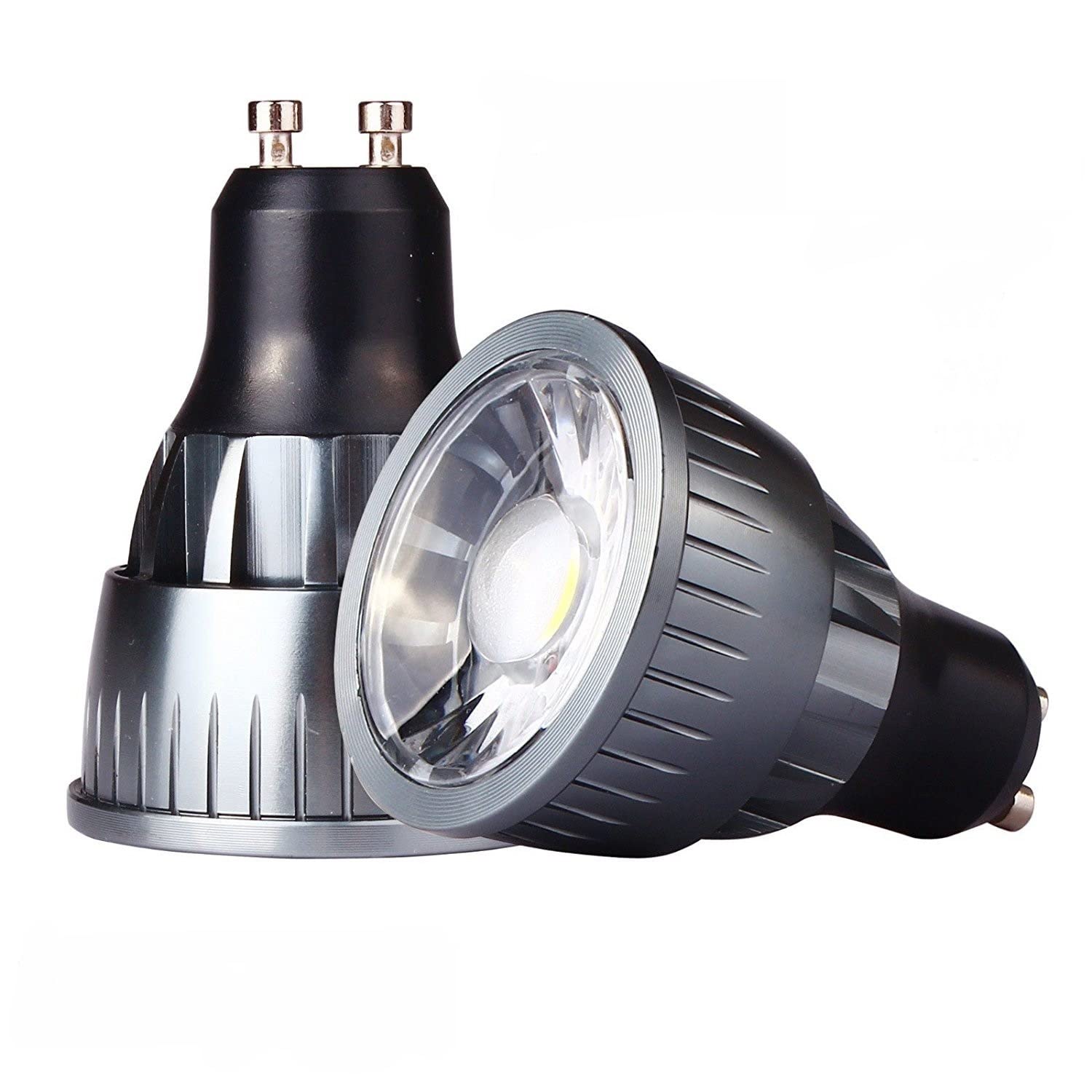 Ossun GU10 LED Long Neck Bulbs (6-Pack), 9W Warm White 3000K, 80mm Length, Super Bright Energy Saving, 80W Halogen Equivalent, 720LM, 120° Beam Angle