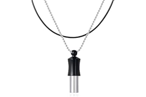 INSYOHO 528 hz Necklace, Anxiety Necklace, Breathing Necklace for Meditation Tuning Tools, Mindfulness & Stress Relief Gifts for Women, Men, Frequency Healing Devices, Whistle Necklace for Relaxation, Calming