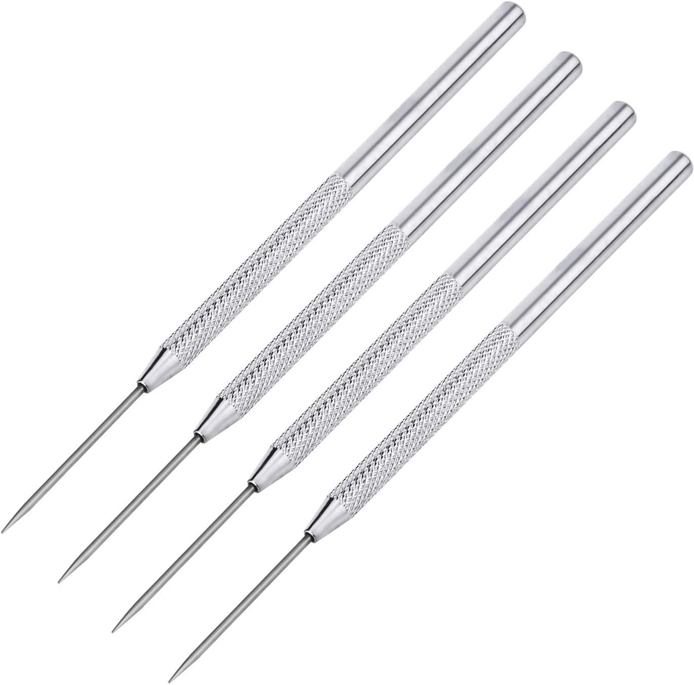 4 Pieces Clay Needle Tools Ceramic Detail Tools - Pottery Sculpture Needle Detail Tool - Clay Modeling Sculpture Playdough Pro Needle Texture Tools for Carving/Scraping, Modeling & Other