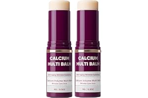 HOUYAN Cemenrete Calcium Multi Balm, Calcium Volume Multi Balm, Wrinkle Core Stick, Korean Collagen Moisturing Stick, Anti-aging, Hydrating, Almond & Vitamin E for Lip Balm Eye Cream Neck