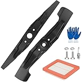 ZTF Lawn Mower Blades for Honda HRX217/HRR216 | Complete Maintenance Kit with Blades 72531-VH7-000 &amp; 72511-VL0-S00 Air Filter 17211-Z8B-901, Spark Plug, Bolts and Spacer