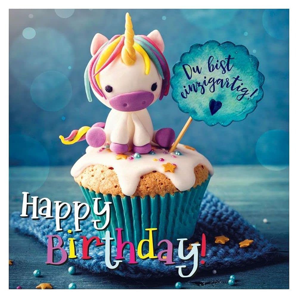 Depesche 5326.050 Greetings Card with 3D Motif Birthday Multi-Coloured