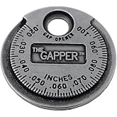 CTA Tools 3235 Spark Plug Gapper: Coin-Style Spark Plug Gap Tool, 0.020"&ndash;0.100" Measurement Range, Plated Steel, Quick-Check Reference Tool