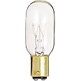 Satco S4721 130V DC Bayonet Base 25-Watt T8 Light Bulb, Clear