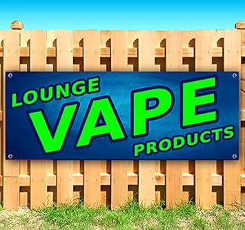 Amazon Com Vape Lounge Products 13 Oz Heavy Duty Vinyl Banner