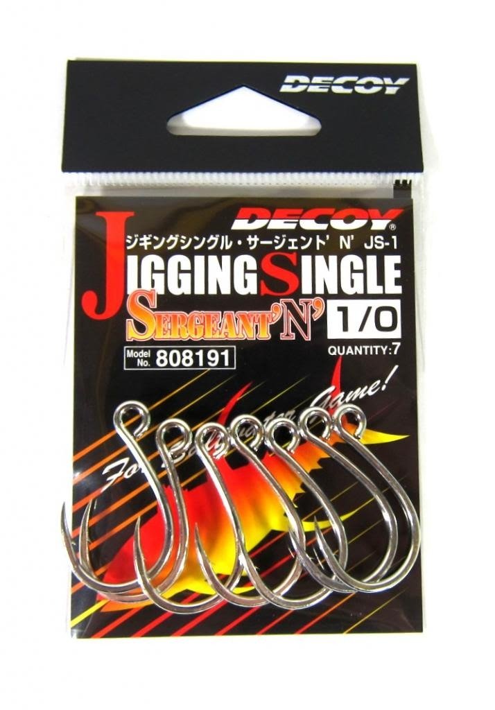 Decoy JS-1 Jigging Single Sergent 'N' Size 7/0 (8252)