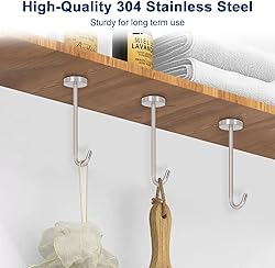 NearMoon Coat Hooks-Bath Towel Hangers, Wall Hooks