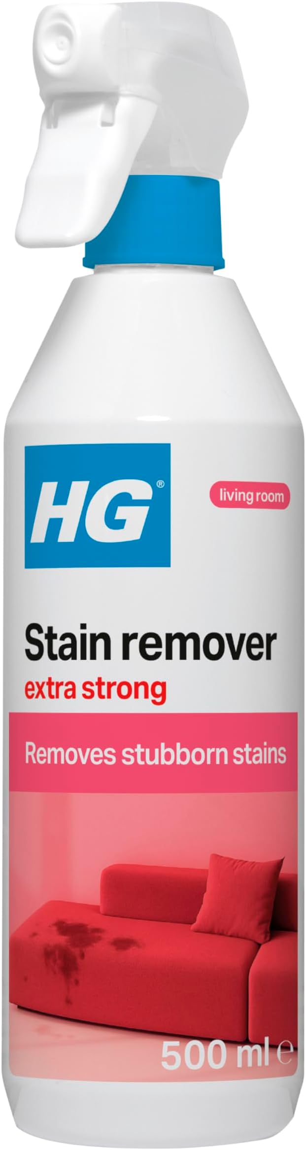 HG Stain Remover Extra Strong 500ml Carpet Upholstery Cleaner Oxygen
