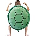 Cuecutie 40 Inch Wearable Turtle Shell Pillows Tortoise Shell Stuffed Animal Turtle Plush Cushion Toy Dress Up for Adult