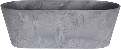 Ivyline 122485 Artstone Blumenkasten Claire 57 X 18 X 31 Cm Grau Amazon De Garten