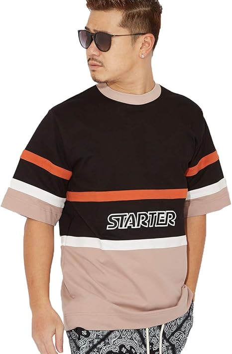 Amazon Starter Black Label スターターブラックレーベル Tシャツ メンズ 半袖tシャツ クルーネック スウェットシャツ ビッグシルエット ライン 大きいサイズ ブランド Tシャツ カットソー 通販 Amazon Starter Black Label スターターブラックレーベル Tシャツ メンズ 半袖tシャツ クルーネック スウェットシャツ ビッグシルエット ライン 大きいサイズ ブランド Tシャツ カットソー 通販