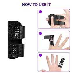 2 PCS Small Finger Splint, Adjustable Trigger