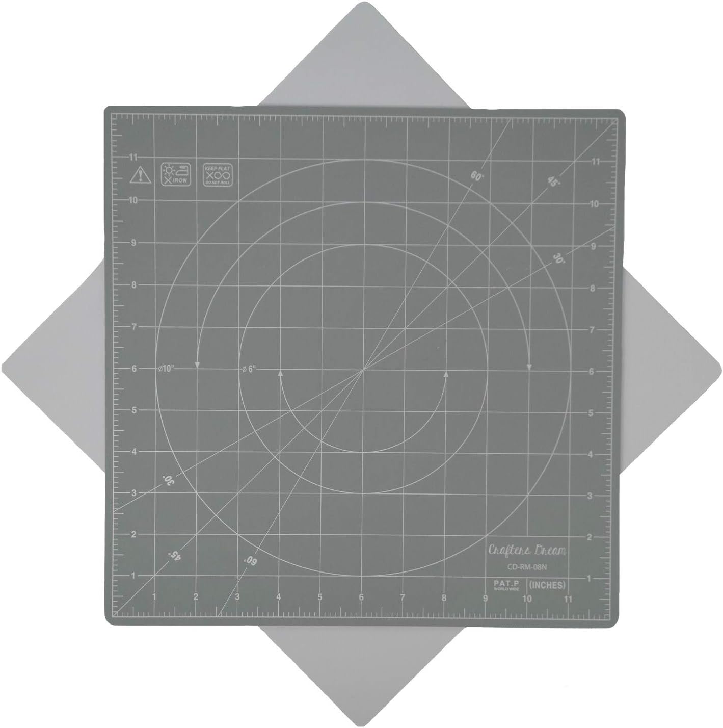 Crafters Dream 360º Self Healing Rotating Cutting Mat Square 12" x 12