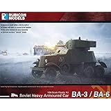 RB0084 1/56 Soviet Army BA-3/BA-6 Armored Car Plastic Model
