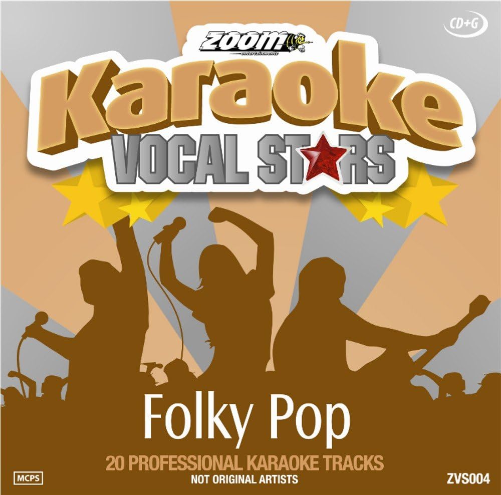 Zoom Karaoke CD+G Folky Pop Vocal Stars Karaoke Series ZVS004