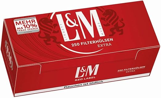 Zigarettenhulsen L M Red Label Extra 10 000 Stuck Amazon De Kuche Haushalt