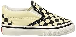 Vans Toddler's Classic Slip On, Black/Off White