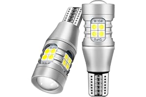 GJTIANXK 912 921 LED Bulbs for Backup Reverse Lights Canbus Error Free 906 922 T15 W16W LED Bulbs Extremely Super Bright 6000K Xenon White (Pack of 2)