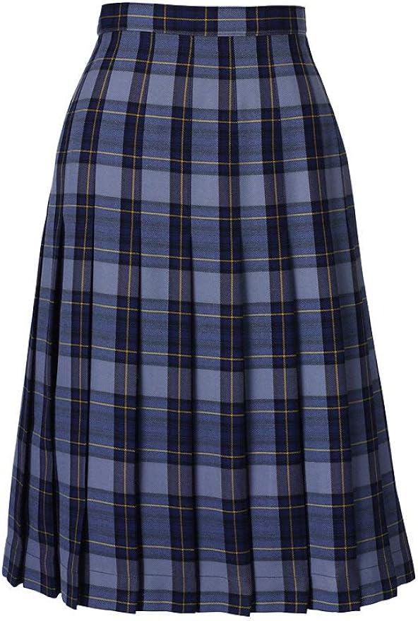 Lands' End School Uniform Women's Plaid Pleated Skirt Below