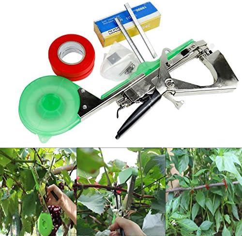 Wisdomen Garden Plant Hand Tying Binding Machine + Tapes + staples
