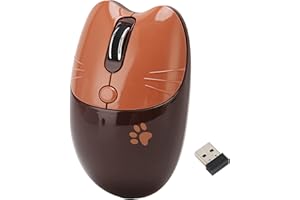 SENECESLI Wireless Mouse, Dual Mode BT 5.1 & 2.4GHz, Silent Click, 3-Level Adjustable DPI, Portable Office Mouse for Laptop, 