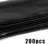 Emalla Tattoo Pen Covers 200pcs Black Disposable Machine Grip Sleeves 1.8x4.7" view 5