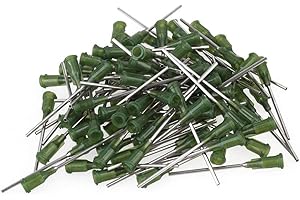 BBTCTY Syringe Dispensing Needles with Luer Lock 14 Ga x 1.5 Inch Length, Blunt Tip, Screw Interface,Pack of 100