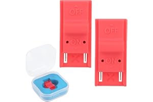 Penitue 2pcs RCM Jig Tool for Switch Console, RCM Loader Clips Short Circuit Tool for Modding & Recovery Mode (Red)