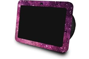 VISION SIGNS & GRAPHICS Skin Compatible with Amazon Echo Show 8 (3rd Gen, 2023) - Pink Stars - Premium 3M Vinyl Protective Wrap Decal Cover - Easy to Apply | Crafted in The USA by MightySkins