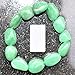 Zenergy Gems CHARGED Green Aventurine Crystal Bracelet Tumble Polished Stretchy (GAIN CREATIVITY, COURAGE, INDEPENDENCE, PROSPERITY - BALANCES EMOTIONS) [REIKI] (Freeform Nugget)