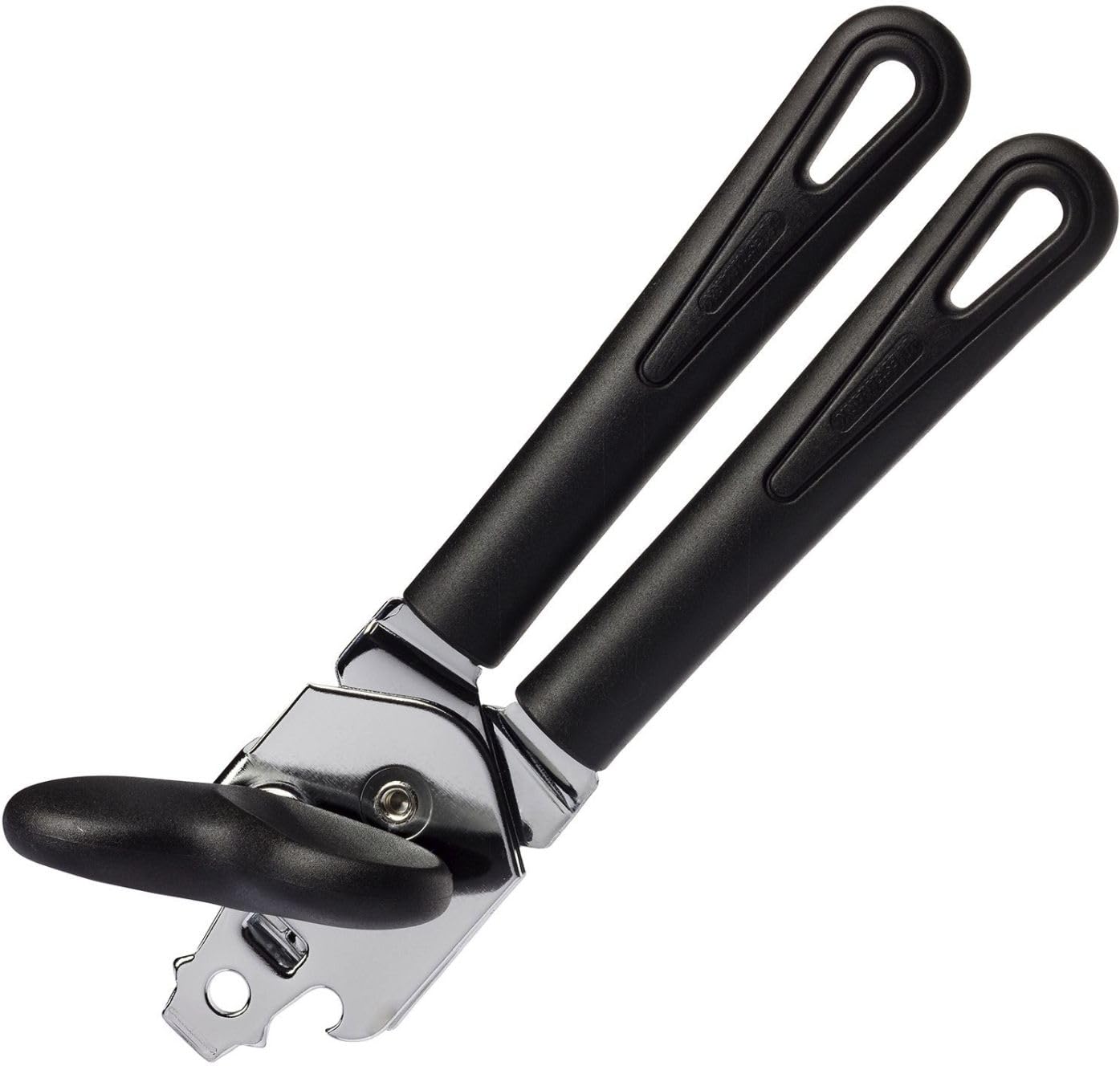 Westmark Can Opener With Cap And Lid Lifter, Length: 20.8 cm, Steel/Plastic, Gentle, Black, 28402270