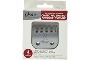 Oster Professional 76918-126 Replacement Blade, Classic 76/Star-Teq/Power-Teq Clippers, Size #2, 1/4" (6.3mm)