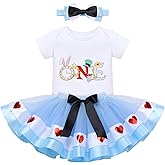 Baby Girl 1st Birthday Outfit Princess One Cosplay Character Romper Tutu Dress Photoshoot Party Clothes