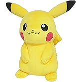 Sanei Pokemon All Star Collection PP16 Pikachu Stuffed Plush, 13"/Medium