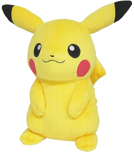 Amazon.com: Pokemon PKW3074 20 cm Plush Pikachu : Toys & Games