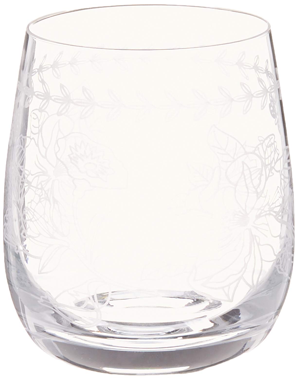 Portmeirion x Botanic Garden Set of 4 Tumblers - Crystal Tumblers, Durable Glass, Suitable for Dinner Parties & Celebrations