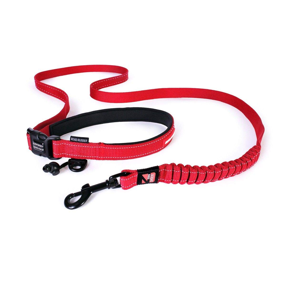 EzyDog Road Runner Dog Lead, 82-Inch, Red