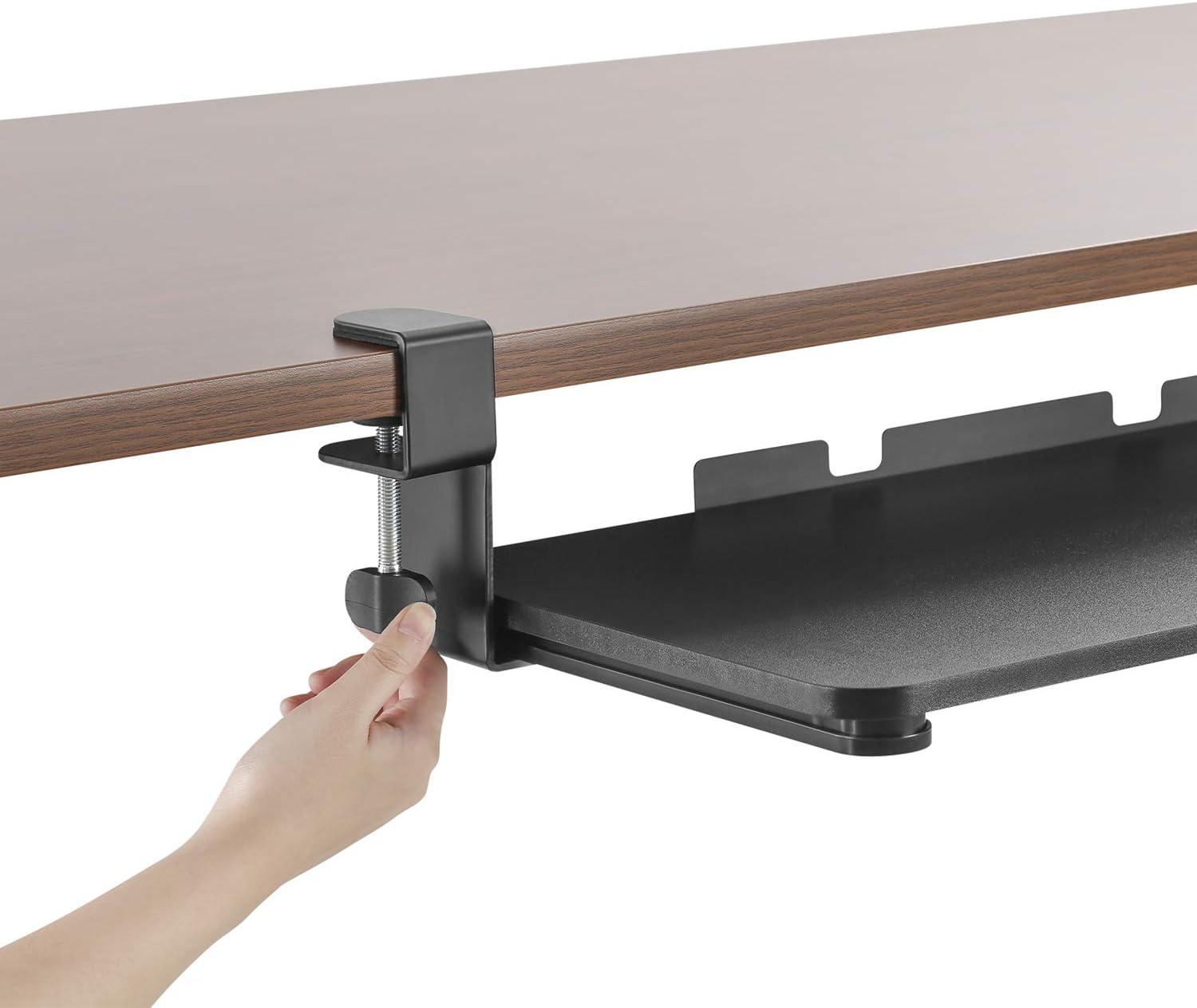 Maclean MC-839 Keyboard Sliding Platform, Black/White - Image 5