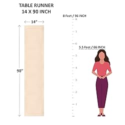Solino Home Linen Table Runner 90 Inches Long