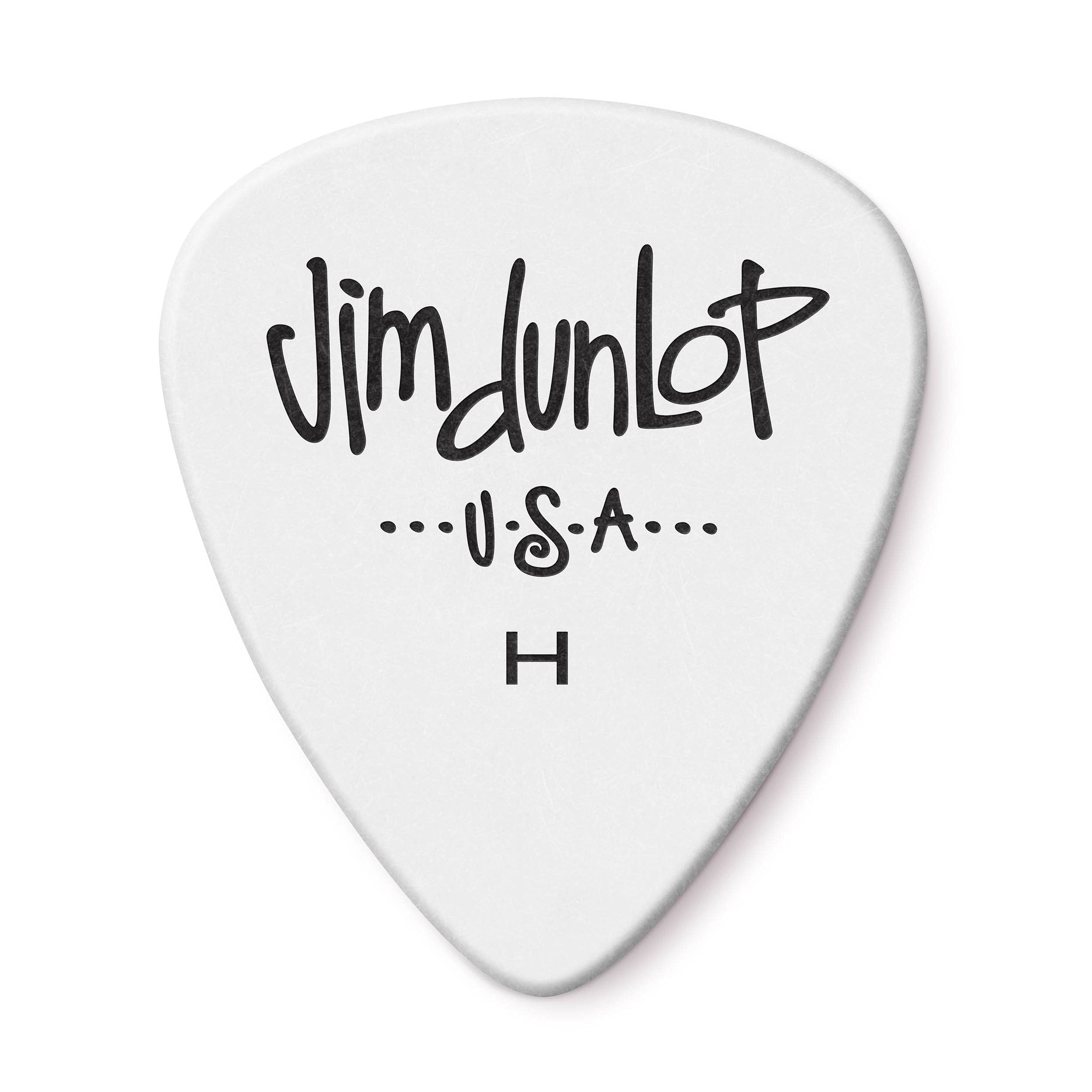Dunlop 479RHV Poly Picks, White, Heavy, 72/Bag — image 1