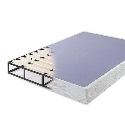 Buy Zinus Metal Box Spring With Wood Slats 7 5 Inch Mattress Foundation Sturdy Steel Structure Easy Assembly Twin Xl Online In Indonesia B06ww43ghl