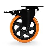 Caster Wheel, Heavy Duty 5 Inch Caster, Locking