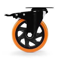 Caster Wheel, Heavy Duty 5 Inch Caster, Locking