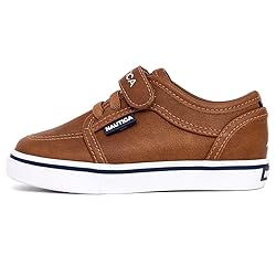 Nautica Kids Sneakers Adjustable Strap Bungee