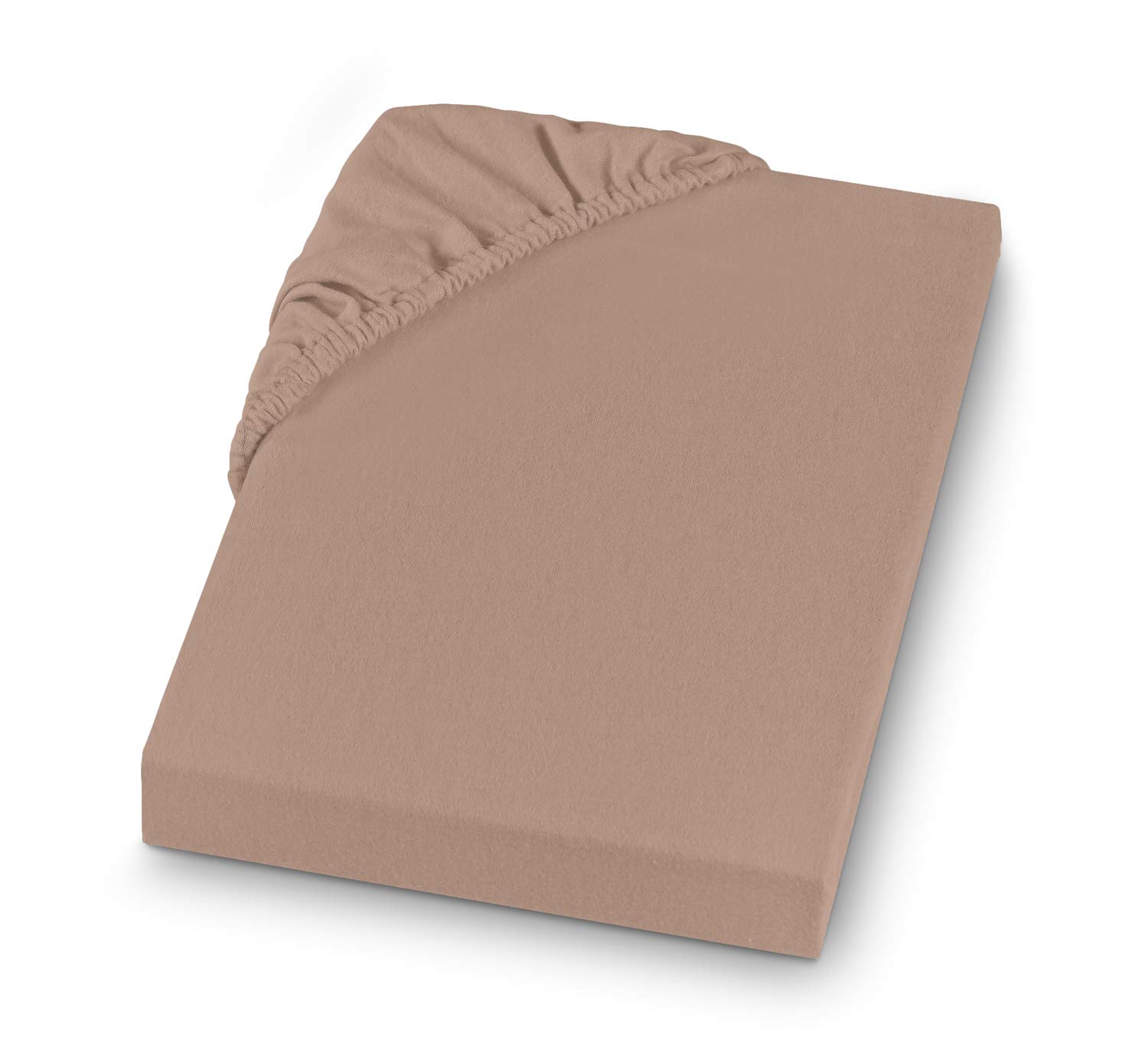SETEX Fitted Sheet, Taupe, 200 x 100cm