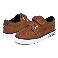 Nautica Kids Sneakers Adjustable Strap Bungee