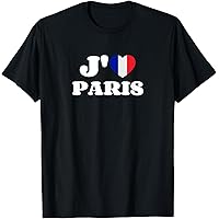 Amazon.com: J'aime Paris France Flag French Heart I Love Paris T