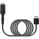 PS2 to HDMI Audio Video Converter Adapter Cable 3ft 720/1080 Output Optional with a Micro USB Cable for PlayStation 2/HDTV HD