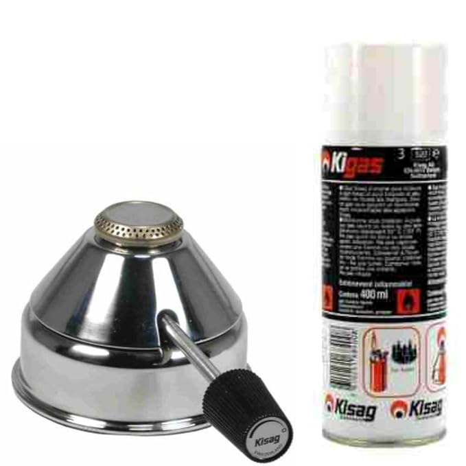 WMF Brenner Cook Gasbrenner & Kisag Kigas Nachfüllflasche 400 ml